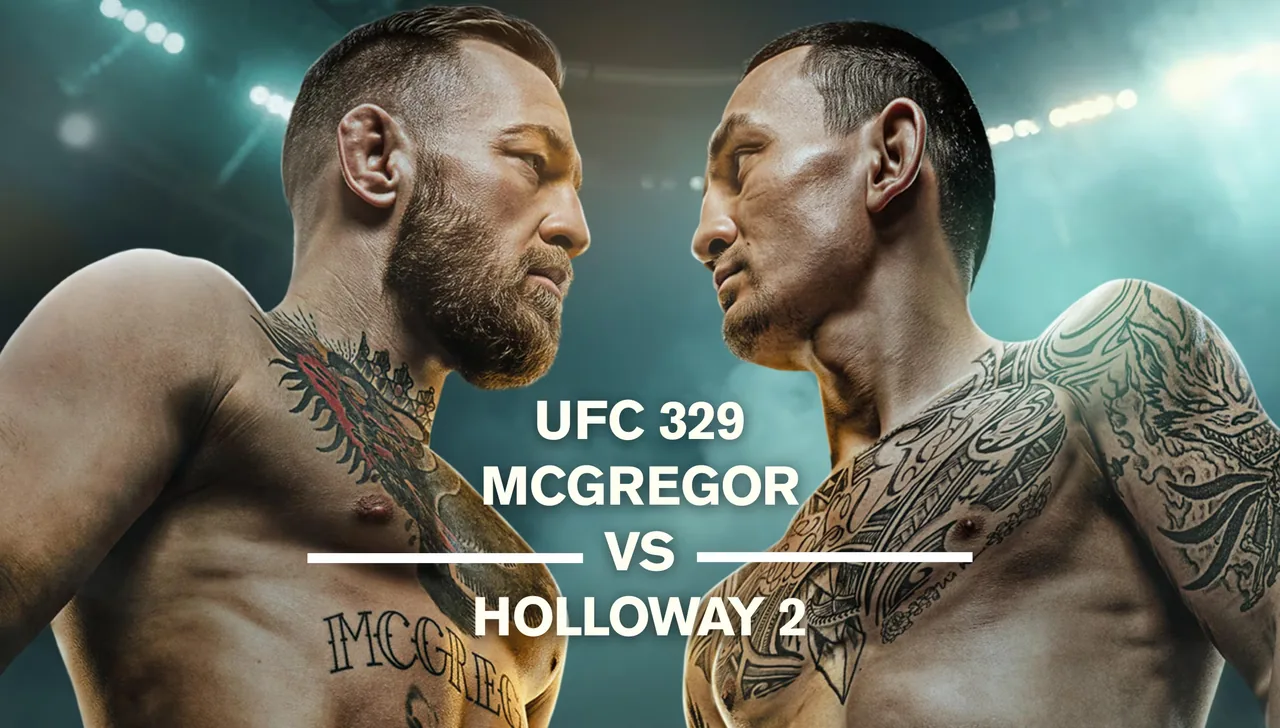 Próxima pelea de Holloway: fecha, división y transmisión exclusiva de la revancha contra McGregor en UFC 329 por Paramount+.