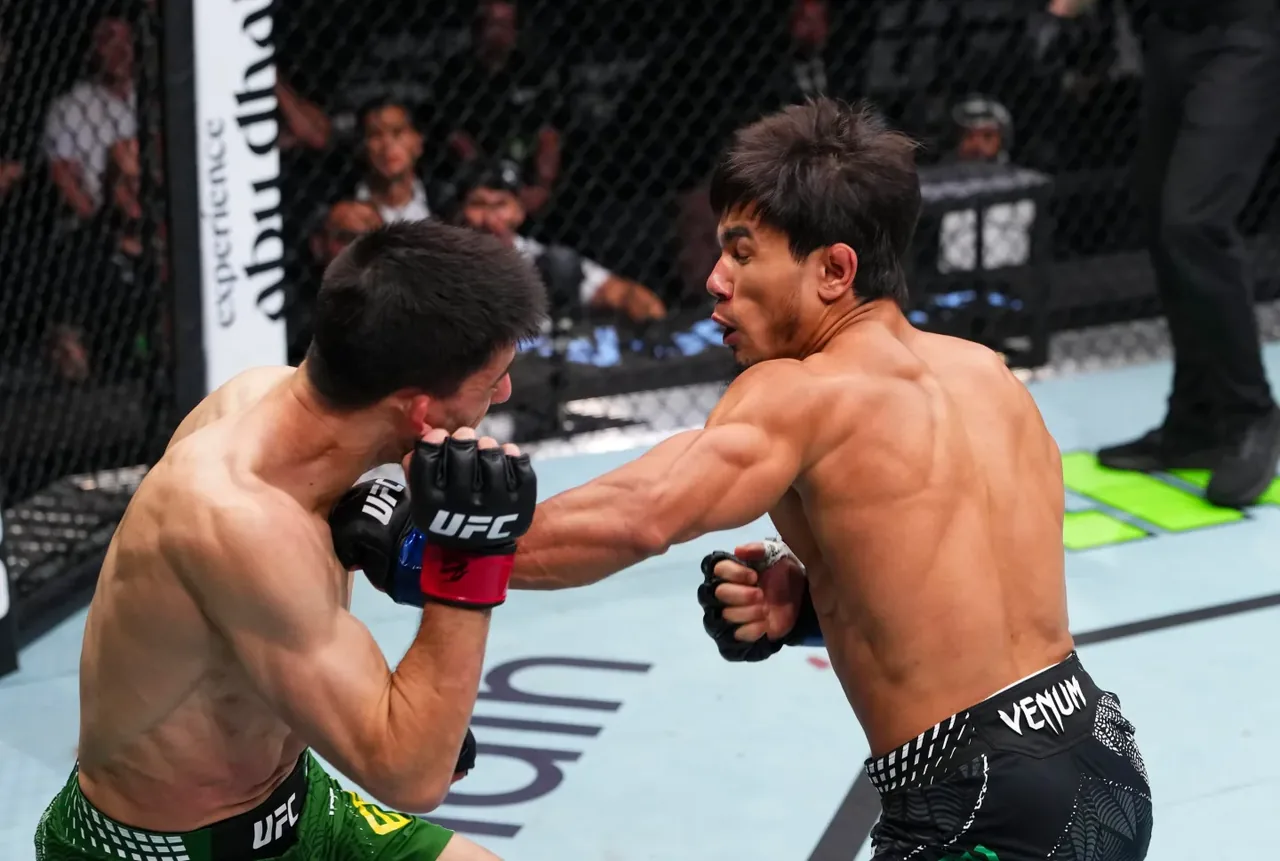 Nocaut de Temirov a Erceg por TKO en el primer asalto de UFC Fight Night 282, el 25 de julio en Abu Dabi, en peso mosca.
